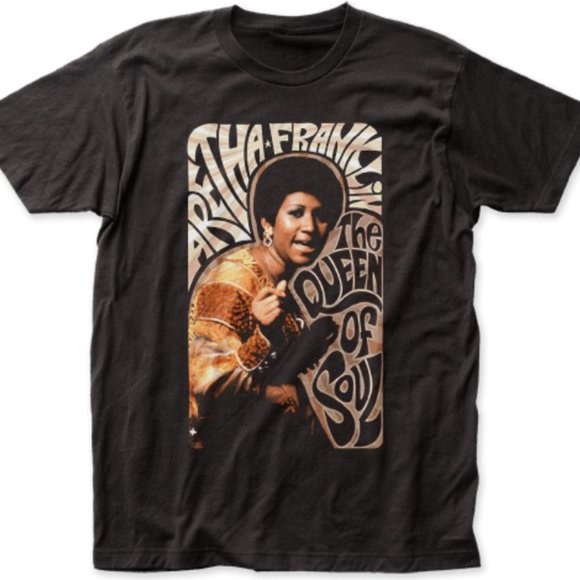 Aretha Franklin Queen of Soul | Licensed Throwback Tee - Picture 1 of 5